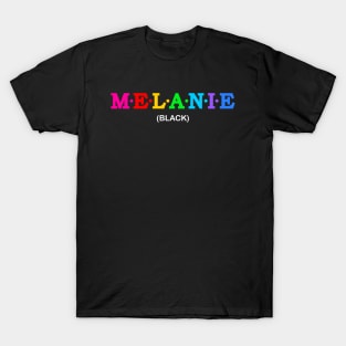 Melanie - Black. T-Shirt